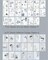 40 Sheets Vintage Washi Stickers Book for Scrapbook(Blue Planet Theme)